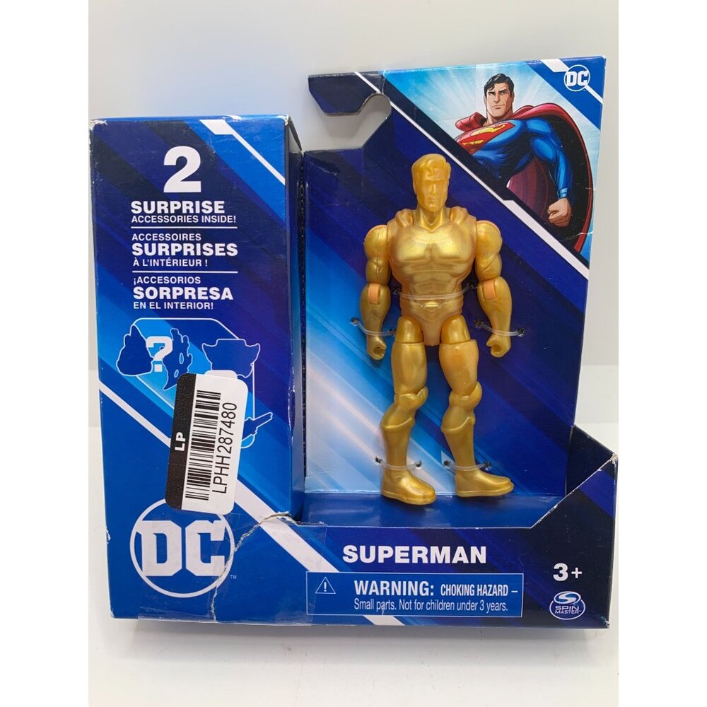 Dc Superman Action Figure With 2 Surprise Accessories